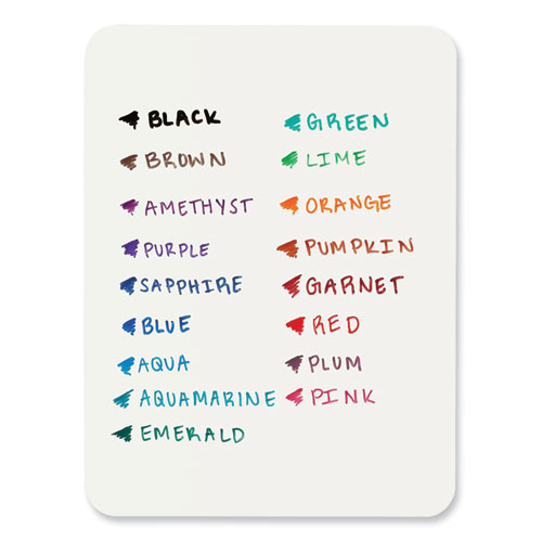 Low Odor Dry Erase Vibrant Color Markers, Fine Bullet Tip, Assorted Colors, 36/Pack