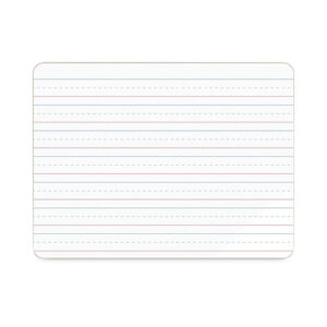 Double-Sided Dry Erase Lap Board, 12" x 9", White Surface, 24/Pack