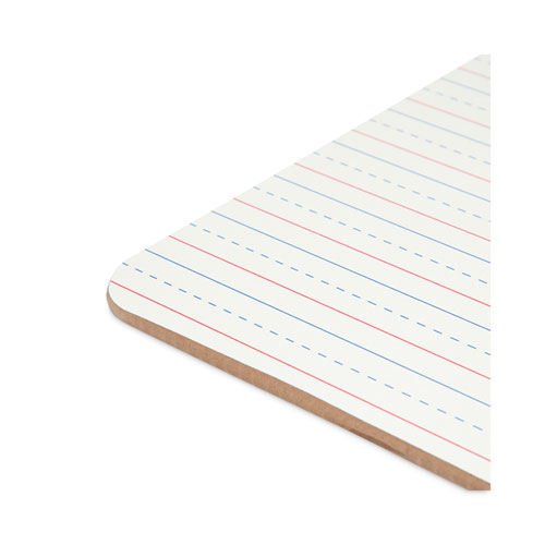 Double-Sided Dry Erase Lap Board, 12" x 9", White Surface, 24/Pack