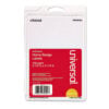 Plain Self-Adhesive Name Badges, 3 1/2 x 2 1/4, White, 100/Pack