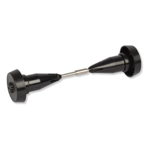 Coreless High Capacity Spindle Kit, Plastic, 3.66" Roll Size, Black, 2 per Kit