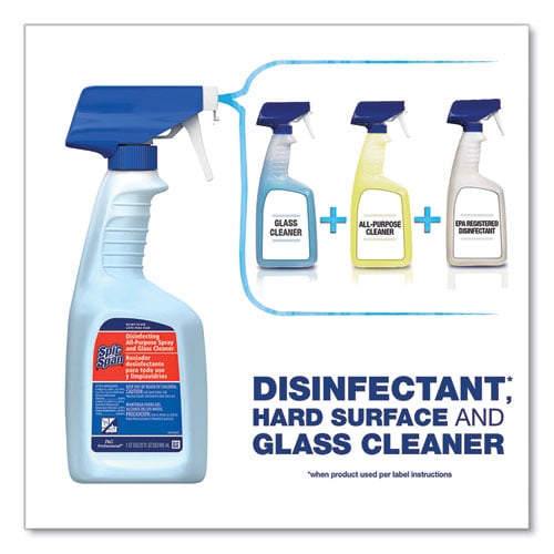 Disinfecting All-Purpose Spray and Glass Cleaner, Fresh Scent, 1 gal Bottle