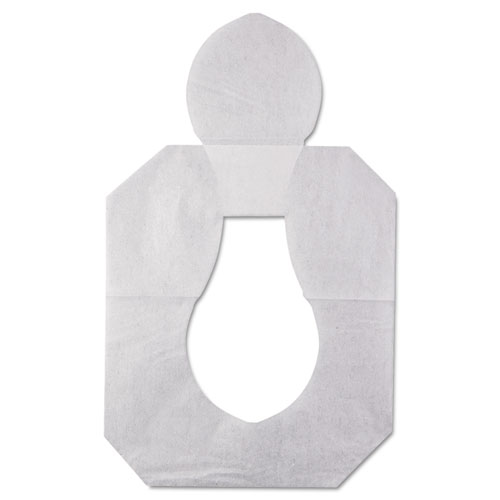 Health Gards Toilet Seat Covers, Half-Fold, 14.25 x 16.5, White, 250/Pack, 10 Boxes/Carton