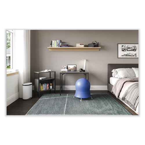 Zenergy Ball Chair, Backless, Supports Up to 250 lb, Baby Blue Vinyl