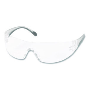 Zenon Z12R Rimless Optical Eyewear with 2.5-Diopter Bifocal Reading-Glass Design, Scratch-Resistant, Clear Lens, Clear Frame