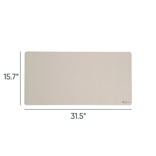 Vegan Leather Desk Pads, 31.5 x 15.7, SandStone