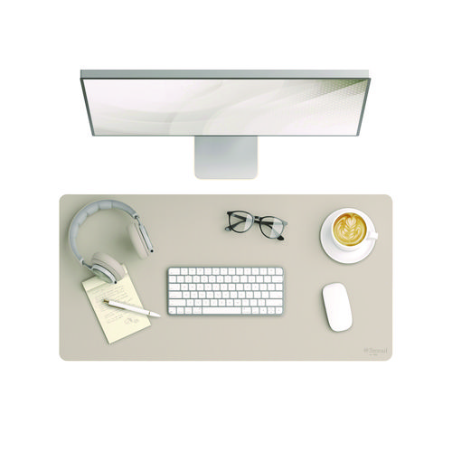 Vegan Leather Desk Pads, 31.5 x 15.7, SandStone