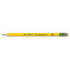 My First Woodcase Pencil with Eraser, HB (#2), Black Lead, Yellow Barrel, Dozen