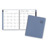 Contemporary Monthly Planner, 11.38 x 9.63, Blue Cover, 12-Month (Jan to Dec): 2025
