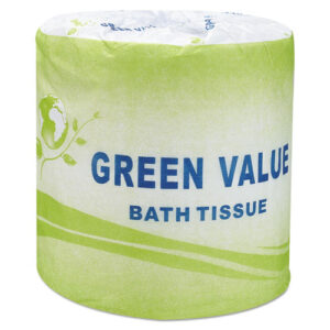 Standard Bath Tissue, Septic Safe, 2-Ply, White, 420 Sheets/Roll, 96 Rolls/Carton