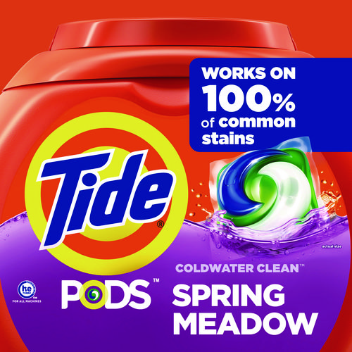 PODS Laundry Detergent, Spring Meadow, 66 oz Tub, 76 Pacs/Tub - Image 10