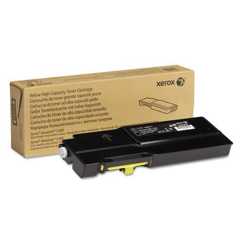Xerox Original High Yield Laser Toner Cartridge - Yellow - 1 Each