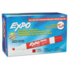Low-Odor Dry-Erase Marker, Broad Chisel Tip, Red, Dozen