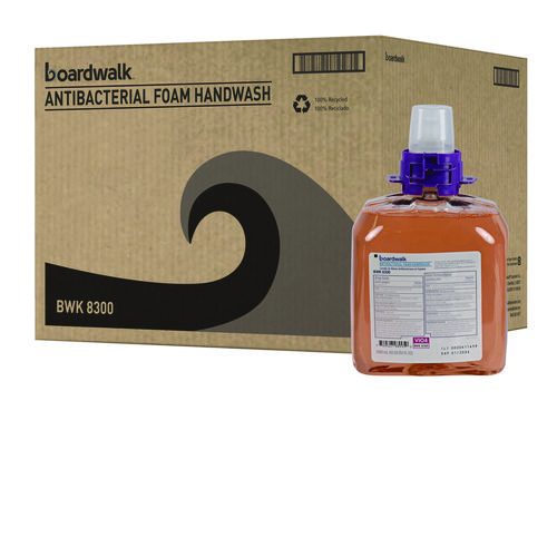 Foam Antibacterial Handwash, Fresh Fruit Scent, 1,250 mL Refill, 4/Carton