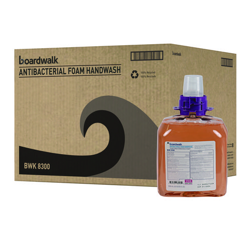 Foam Antibacterial Handwash, Fresh Fruit Scent, 1,250 mL Refill, 4/Carton