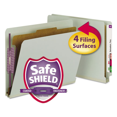 Smead Straight Tab Cut Letter Recycled Classification Folder
