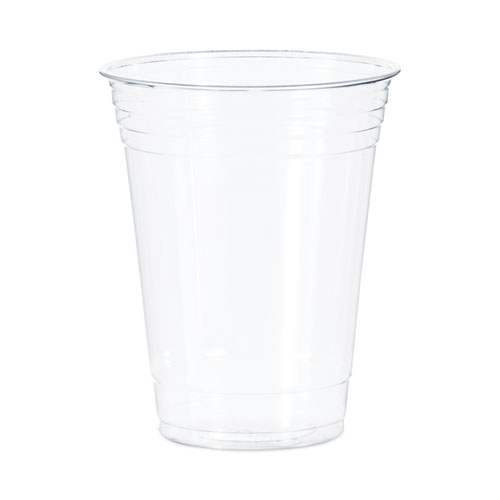 Ultra Clear PET Cups, Squat, 16 oz, Plastic, 50/Bag, 20 Bags/Carton