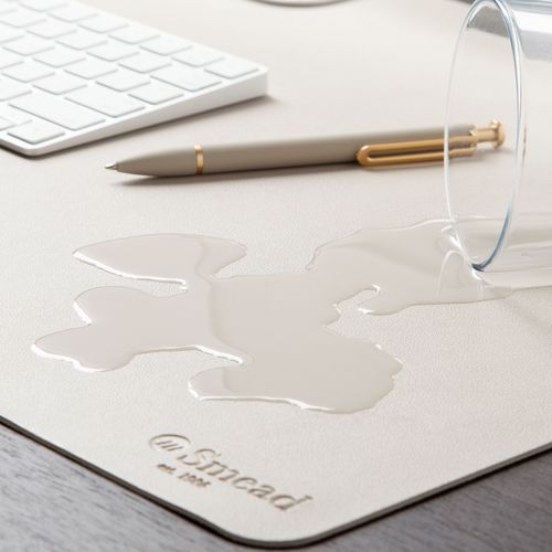 Vegan Leather Desk Pads, 36 x 17, SandStone
