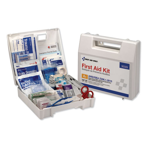 First Aid Only 25-Person Bulk Plastic First Aid Kit - ANSI Compliant