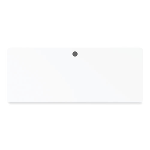 Modern Teacher Series Pedestal Desk, Left-Side Pedestal: Box/Box/File, 60" x 24" x 28.75", White/Silver