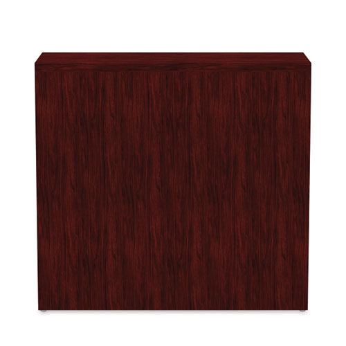 Alera Valencia Series Bookcase, Two-Shelf, 31.75w x 14d x 29.5h, Mahogany