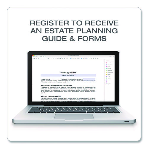 Last Will and Testament Digital Forms Kit with Manual and Estate Guide, Inkjet/Laser, 8.5 x 11, Unlimited Number of Forms