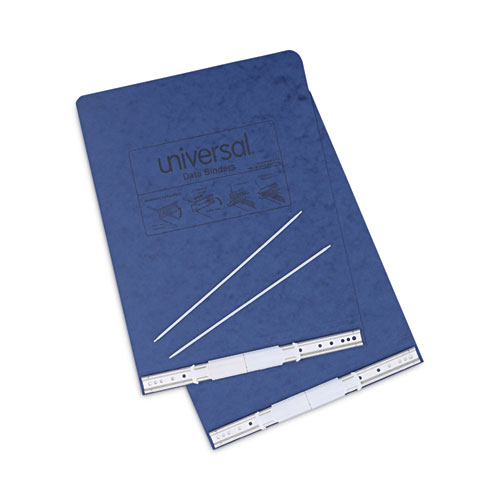 Pressboard Hanging Binder, 2 Posts, 6" Capacity, 9.5 x 11, Blue
