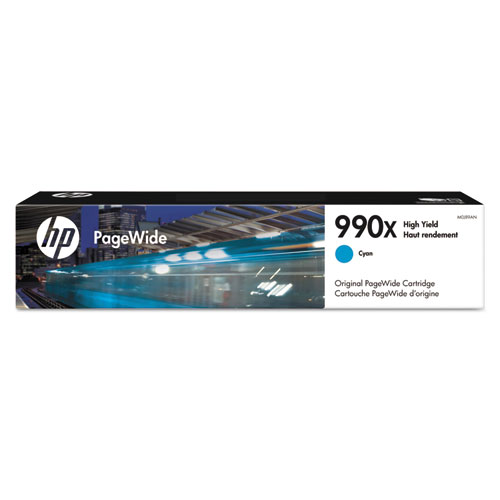 HP 990X (M0J89AN) Original High Yield Inkjet Ink Cartridge - Cyan - 1 Each