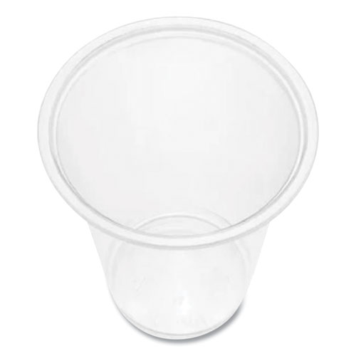 PET Plastic Cups, 7 oz, Clear, 1,000/Carton
