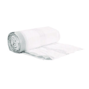 Drawstring Kitchen Bags, Drawstring, 13 gal, 24" x 28", White, 50 Bags/Roll, 2 Rolls/Carton