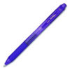 EnerGel-X Gel Pen, Retractable, Medium 0.7 mm, Violet Ink, Translucent Violet/Violet Barrel