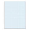 Quadrille Pads, Quadrille Rule (10 sq/in), 50 White 8.5 x 11 Sheets