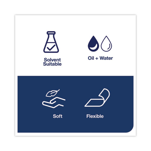 Industrial Cleaning Cloths, 1-Ply, 16.34 x 14, Gray, 210 Wipes/Box