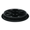 Plastic Dome Lids, Fits Round Pan 2046, 9" Diameter x 0.88" h, Clear, 500/Carton