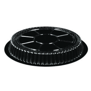Plastic Dome Lids, Fits Round Pan 2046, 9" Diameter x 0.88" h, Clear, 500/Carton