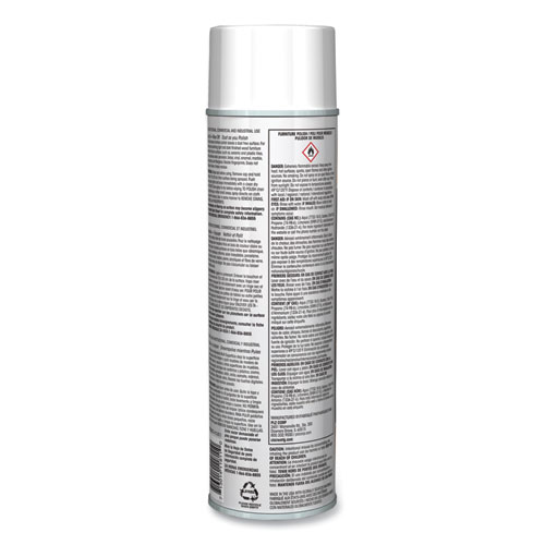 Furniture Polish with Lemon Oil, Lemon Scent; 19 oz Aerosol Spray, Dozen