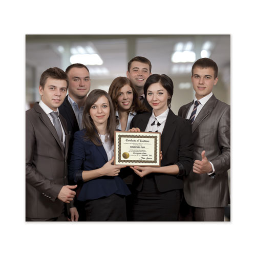 Ready-to-Use Certificates, Excellence, 11 x 8.5, Ivory/Brown/Gold Colors with Brown Border, 6/Pack