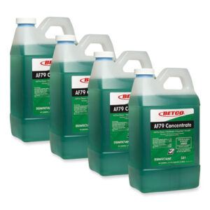 AF79 Acid-Free Bathroom Cleaner Concentrate, Ocean Breeze Scent, 2 L Bottle, 4/Carton