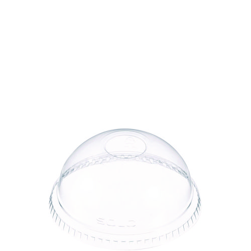 Dome-Top Cold Cup Lids, Fits 16 oz Cold Cups, Plastic, Clear, 1,000/Carton