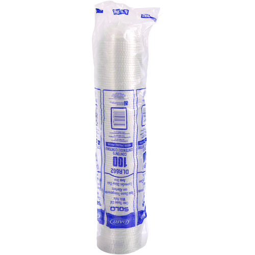 Dome-Top Cold Cup Lids, Fits 16 oz Cold Cups, Plastic, Clear, 1,000/Carton