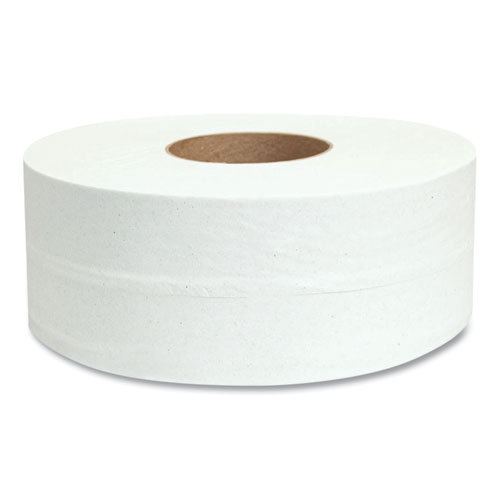 Jumbo Bath Tissue, Septic Safe, 2-Ply, White, 3.3" x 1,000 ft, 12/Carton