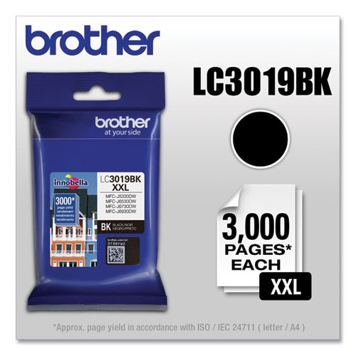 Brother Innobella LC3019BK Original Inkjet Ink Cartridge - Black - 1 Each