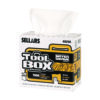 TOOLBOX WaterWeave T600 Wipers, 1-Ply, 8.27 x, 16.5, White, 126 Sheets/Box, 10 Boxes/Carton