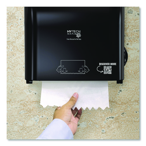 Hy Tech Towel Dispenser, Manual, 12.4 x 9.3 x 16.5, Black