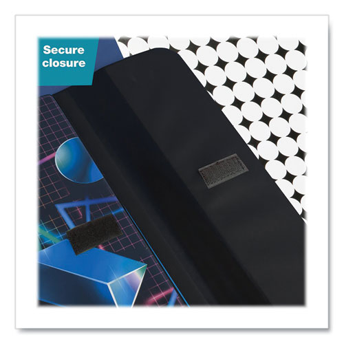 Trapper Keeper 3-Ring Pocket Binder, 1" Capacity, 11.25 x 12.19, Shapes - Image 3