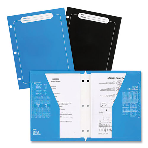 Trapper Keeper 3-Ring Pocket Binder, 1" Capacity, 11.25 x 12.19, Shapes - Image 7