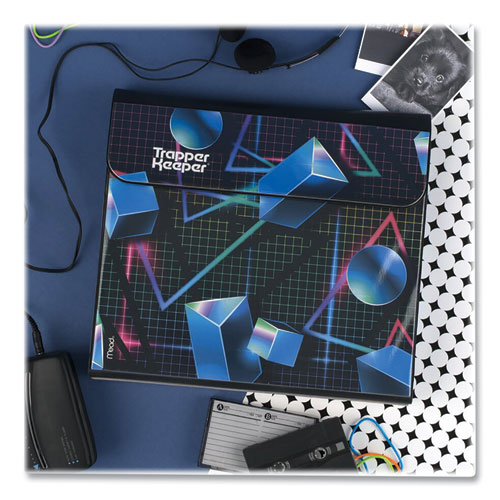 Trapper Keeper 3-Ring Pocket Binder, 1" Capacity, 11.25 x 12.19, Shapes - Image 8