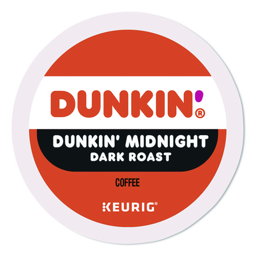 Midnight Coffee K-Cups, 0.35 oz, 22/Box, 4 Boxes/Carton