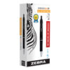Sarasa Dry Gel X1 Gel Pen, Retractable, Medium 0.7 mm, Black Ink, Black Barrel, 12/Pack