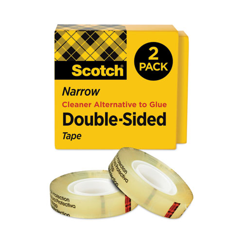 Scotch Permanent Double-Sided Tape - 1/2"W